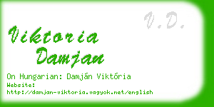 viktoria damjan business card
